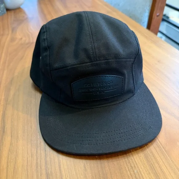 Rare Filson Black Five-Panel Cap - Picture 2 of 8